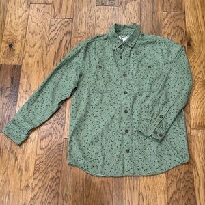 Deluth Trading Men’s size M relaxed fit Christmas lights shirt NWOT